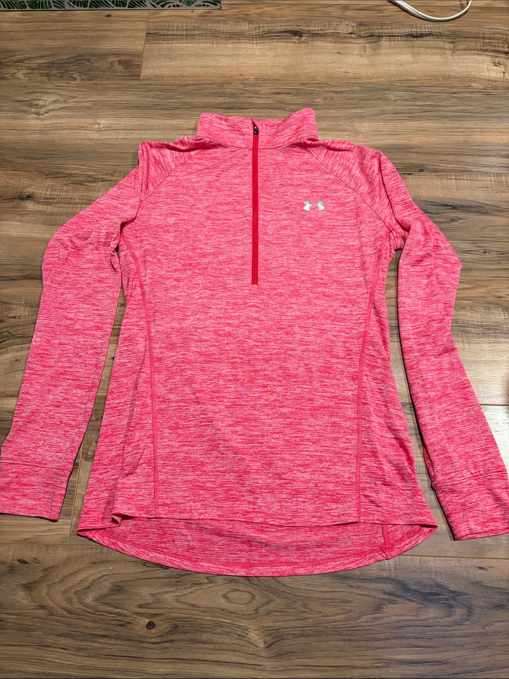 Under Armour Women’s Heathered Pink Quarter-Zip Pullover